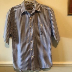 Vintage Bugle Boy Men Short Sleeve Shirt